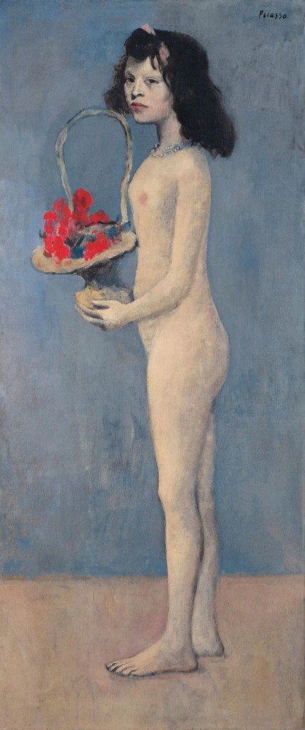 帕勃罗·毕加索，《拿着花篮的女孩》，1905。图片：Courtesy Christie's Images Ltd.