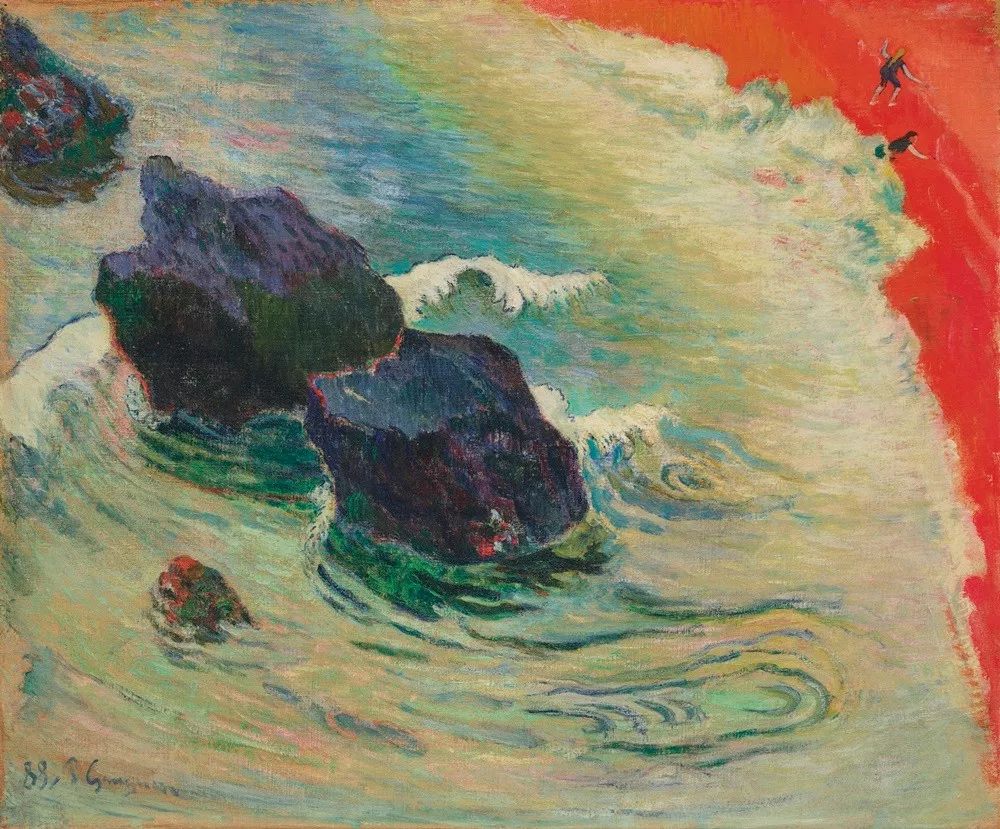 保罗·高更， 《海浪》，1888。图片：Courtesy Christie's Images Ltd.